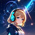 ヘッドフォンと星空 2枚目