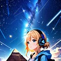 ヘッドフォンと星空 3枚目