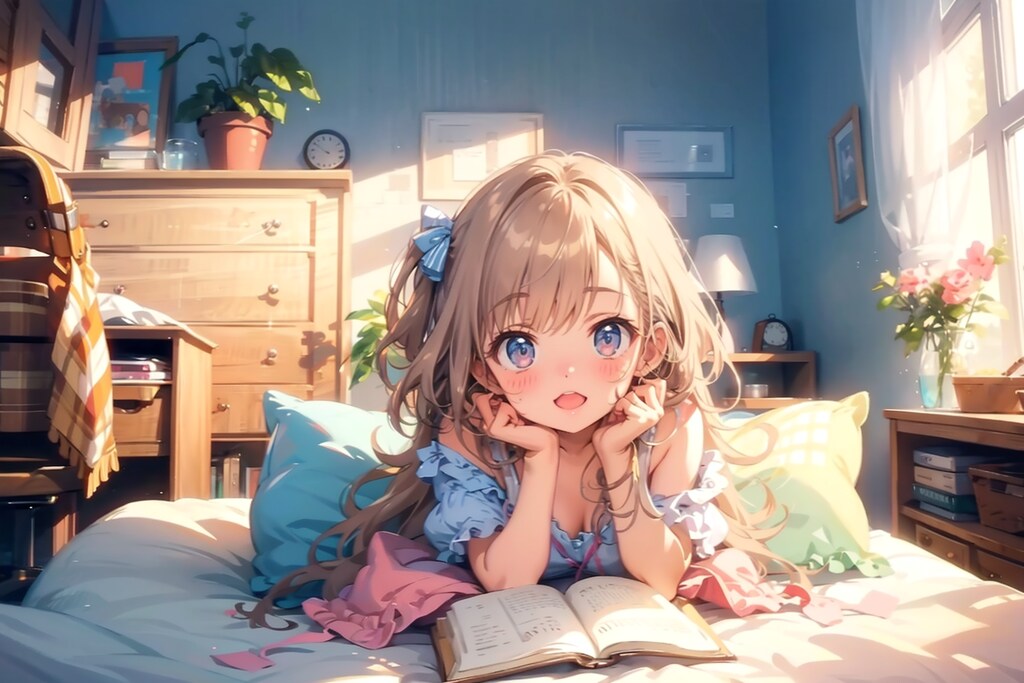 二度寝ではなく本読んでる