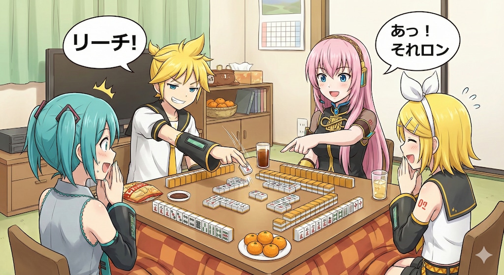 レン君　リーチ！