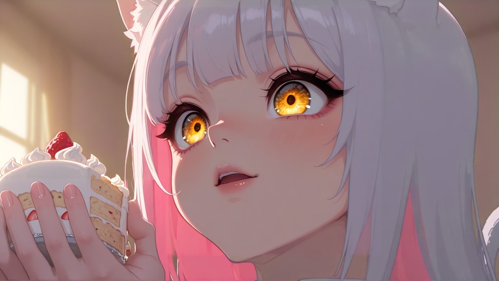 ん？食べる？あーんして