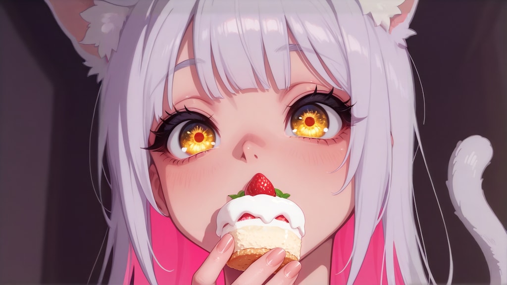ん？食べる？あーんして