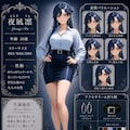 うちの子キャラクターシート③｜ひより×凛 2枚目