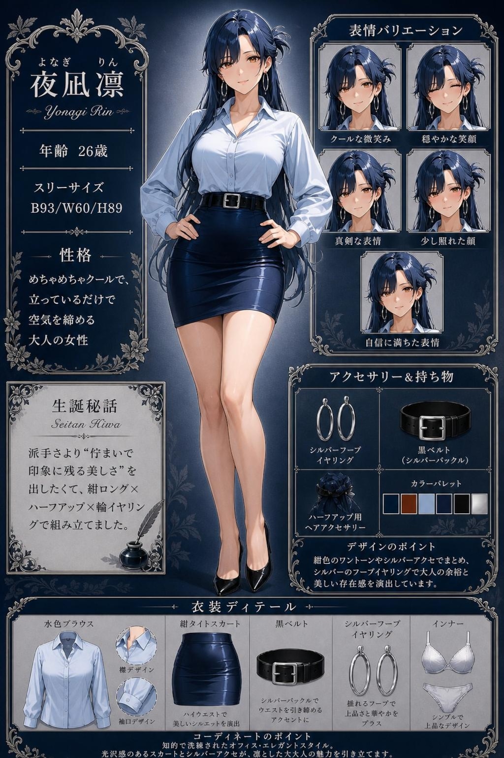 うちの子キャラクターシート③｜ひより×凛