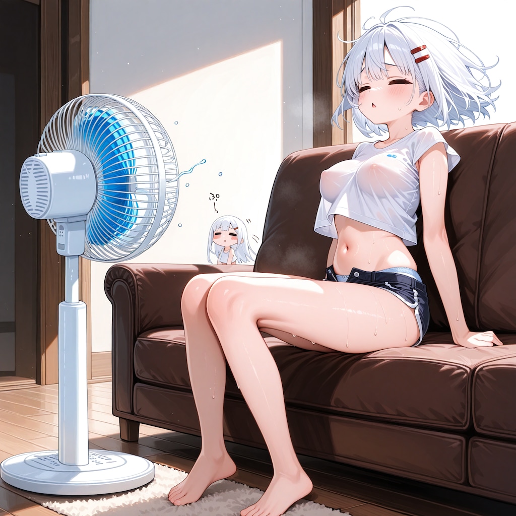 [4コマ] あちゅぃぃい～～