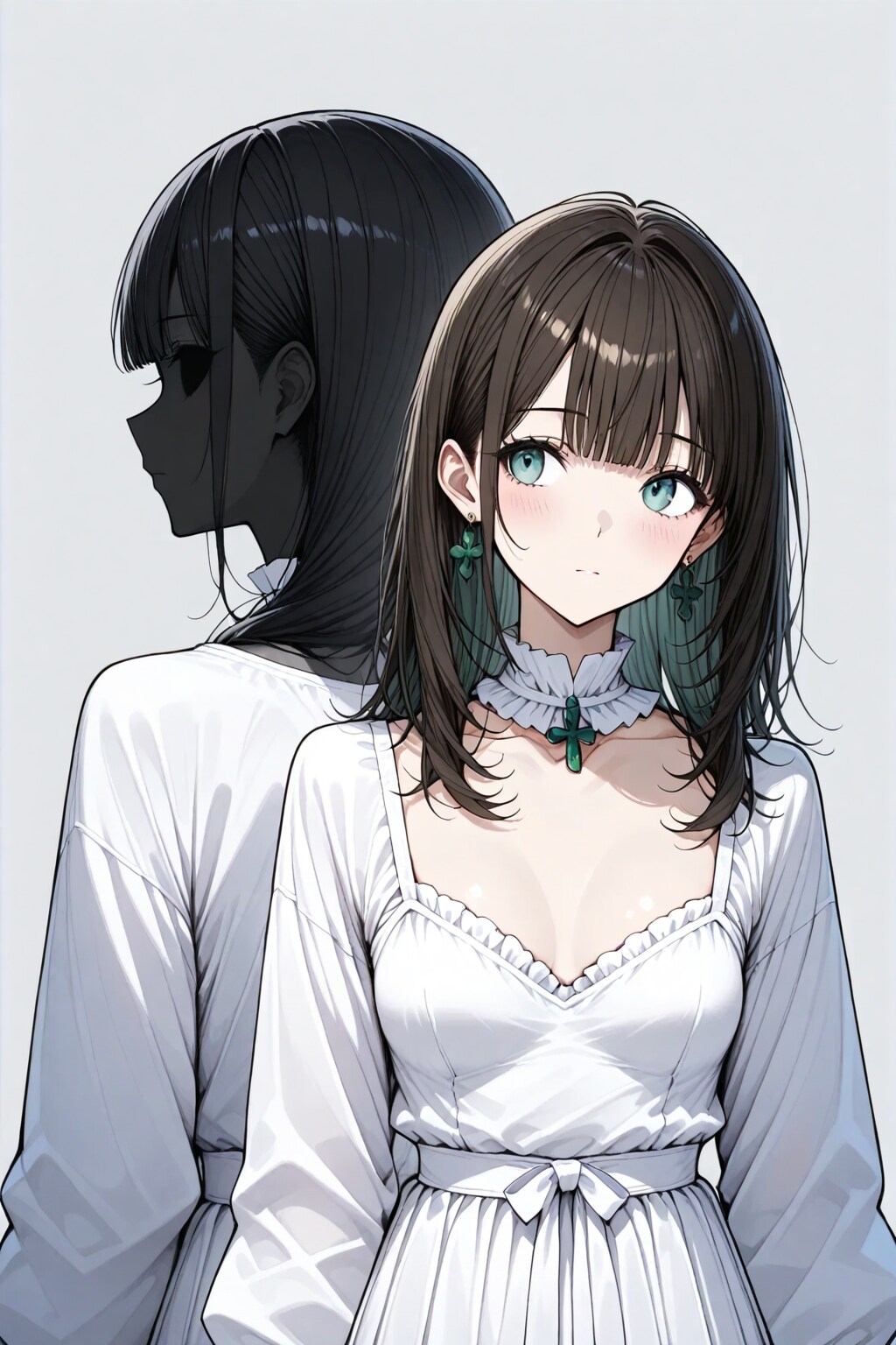 姫のシルエット