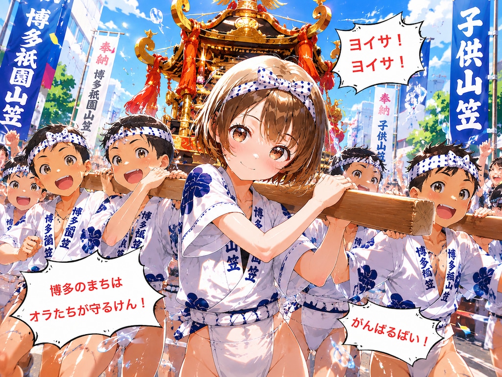 コフィちゃんの山笠