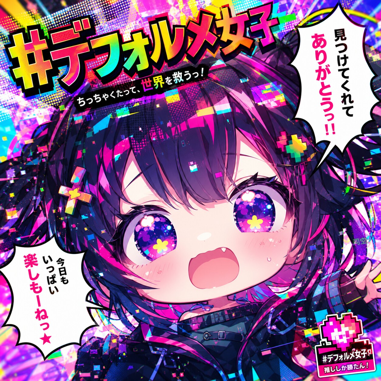 かわいさ爆発だドン！【#デフォルメ女子】 | の人気AIイラスト・グラビア