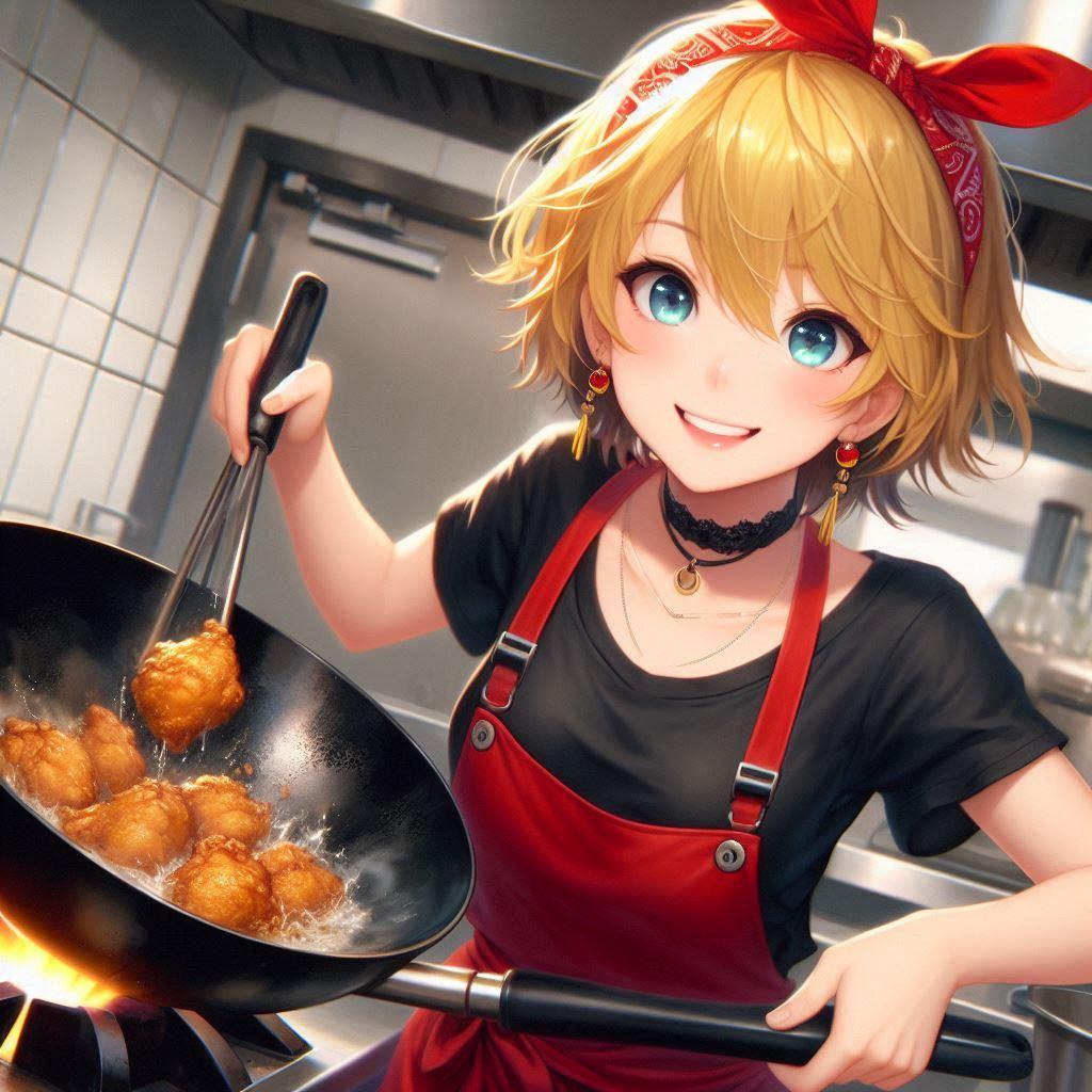 喉に良い唐揚げ。