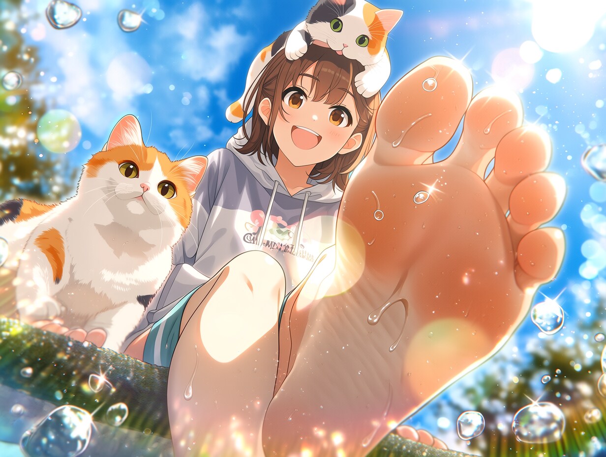 少女の足裏（４）niji7