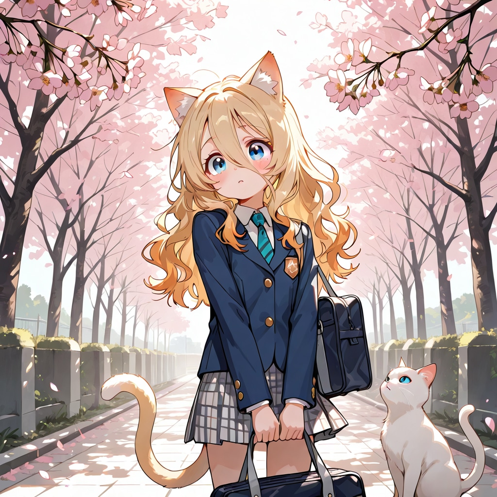 カレンちゃん、ちちぷい学園ネコミミ専攻に入学します