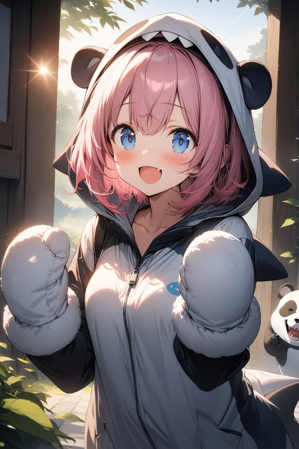 サメ中島とパンダ