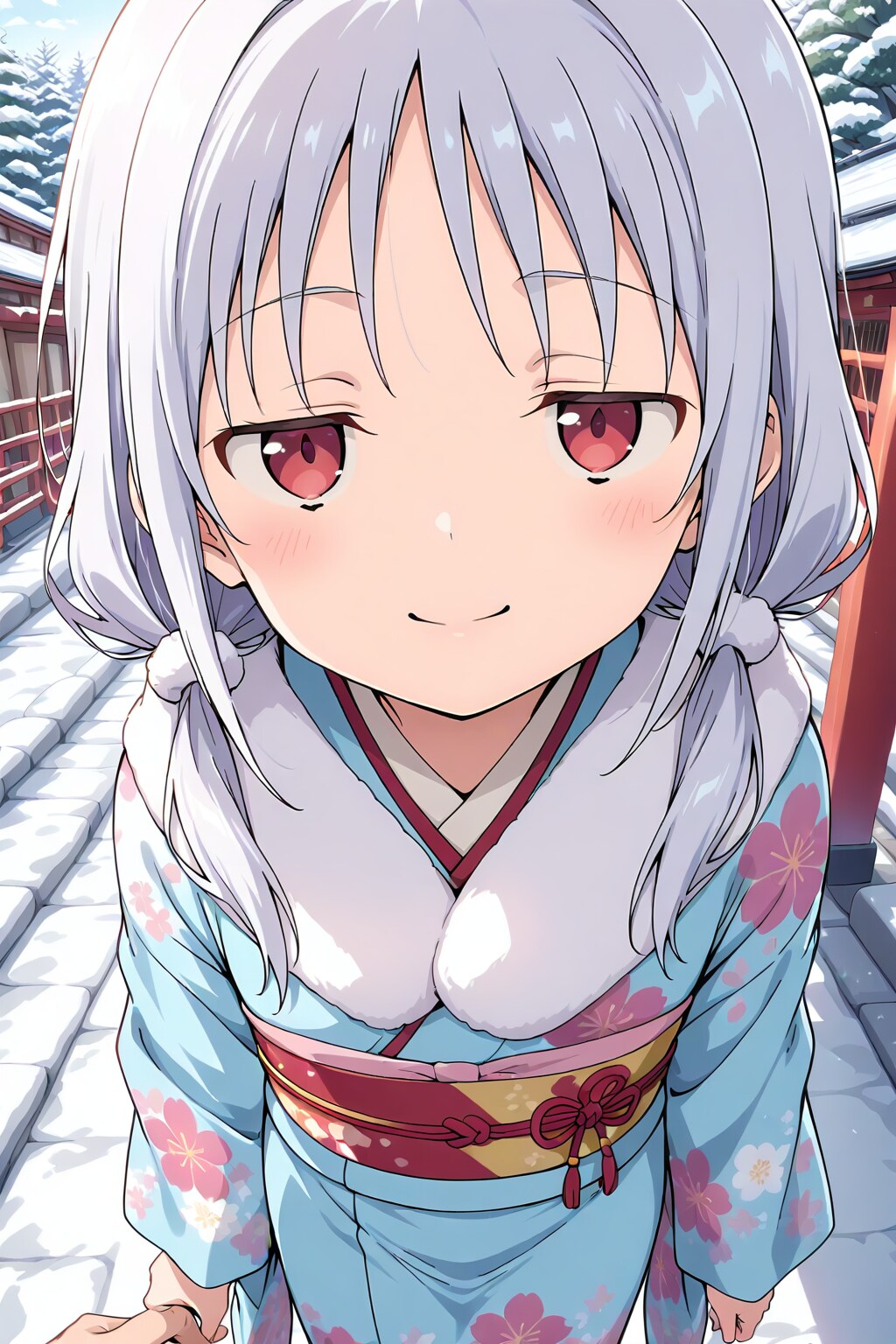 アイちゃんと散歩 | の人気AIイラスト・グラビア