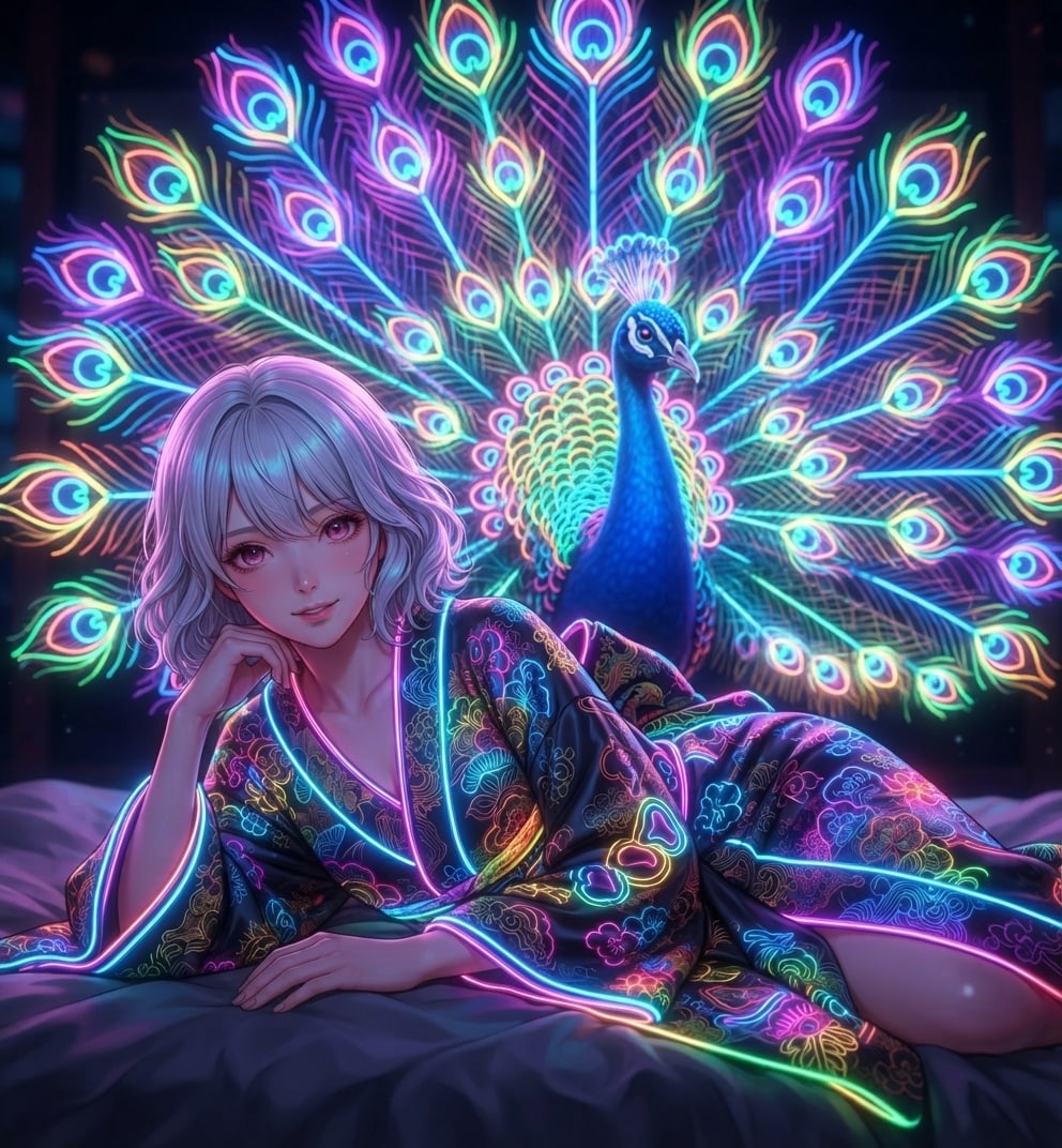孔雀 | の人気AIイラスト・グラビア