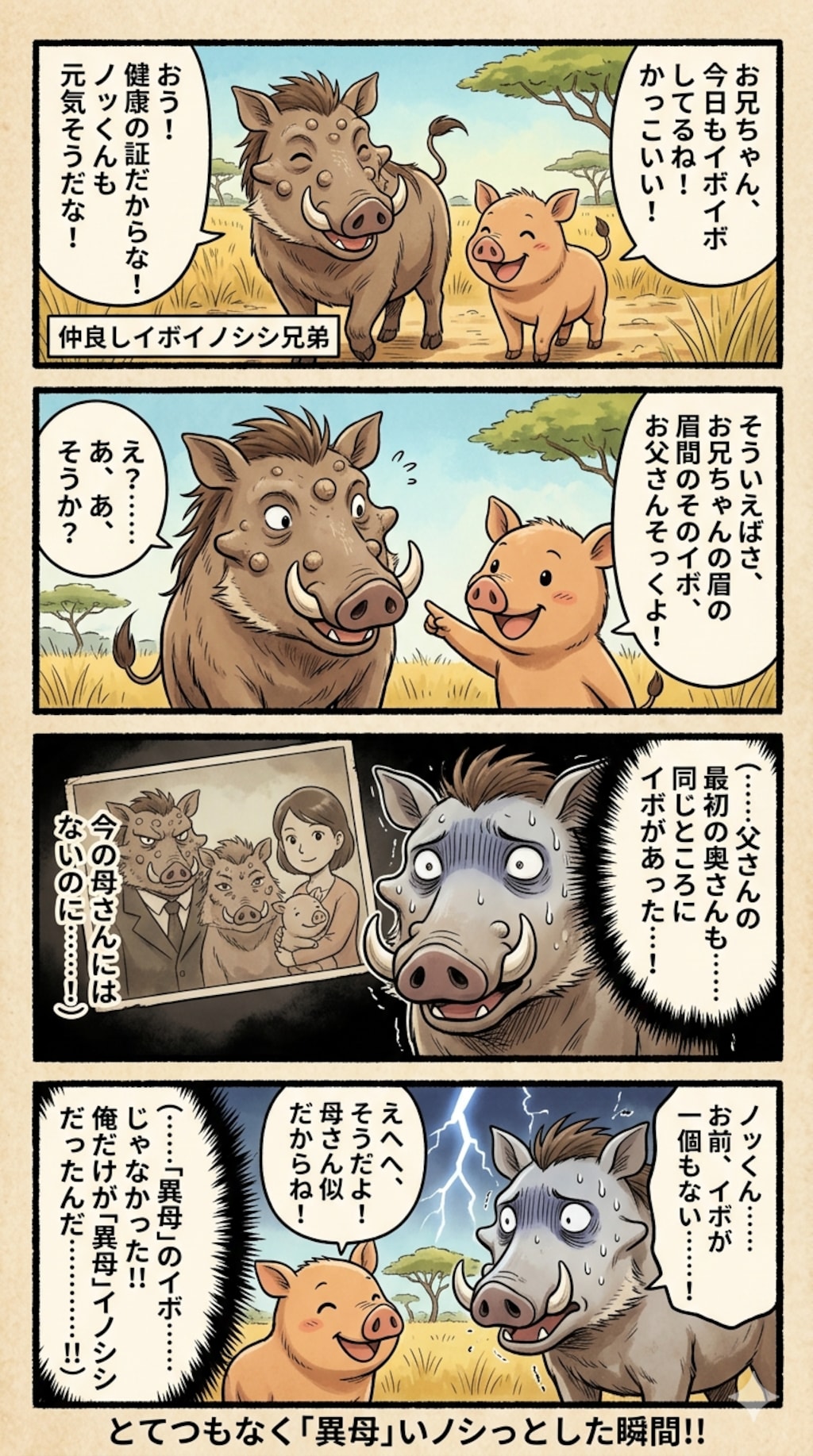 どうぶつ4コマ