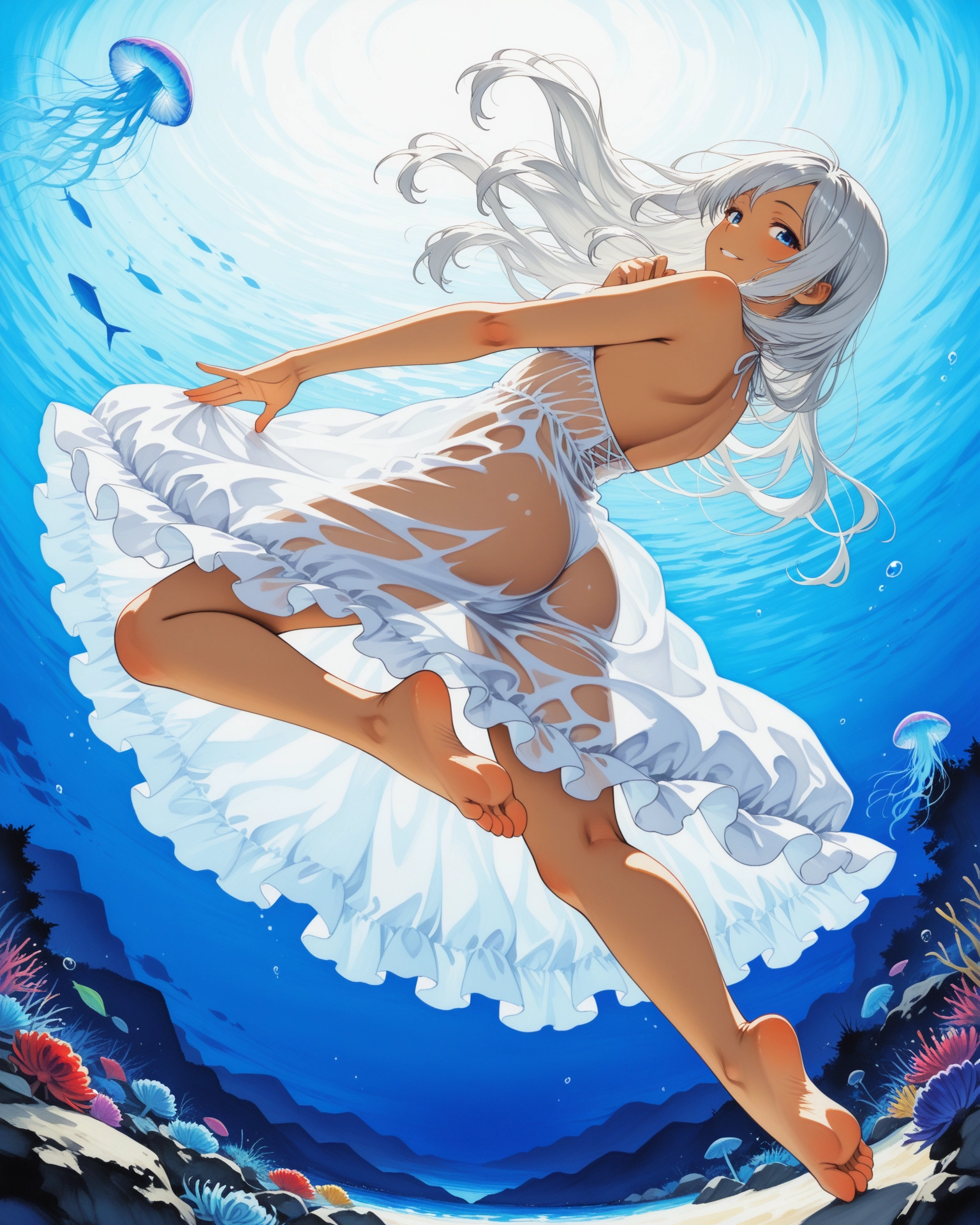 海の中