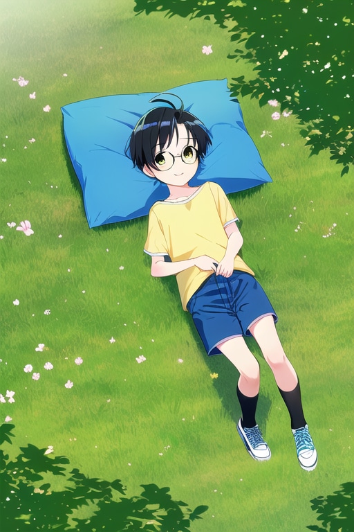 野比のび太風　眼鏡の男の子