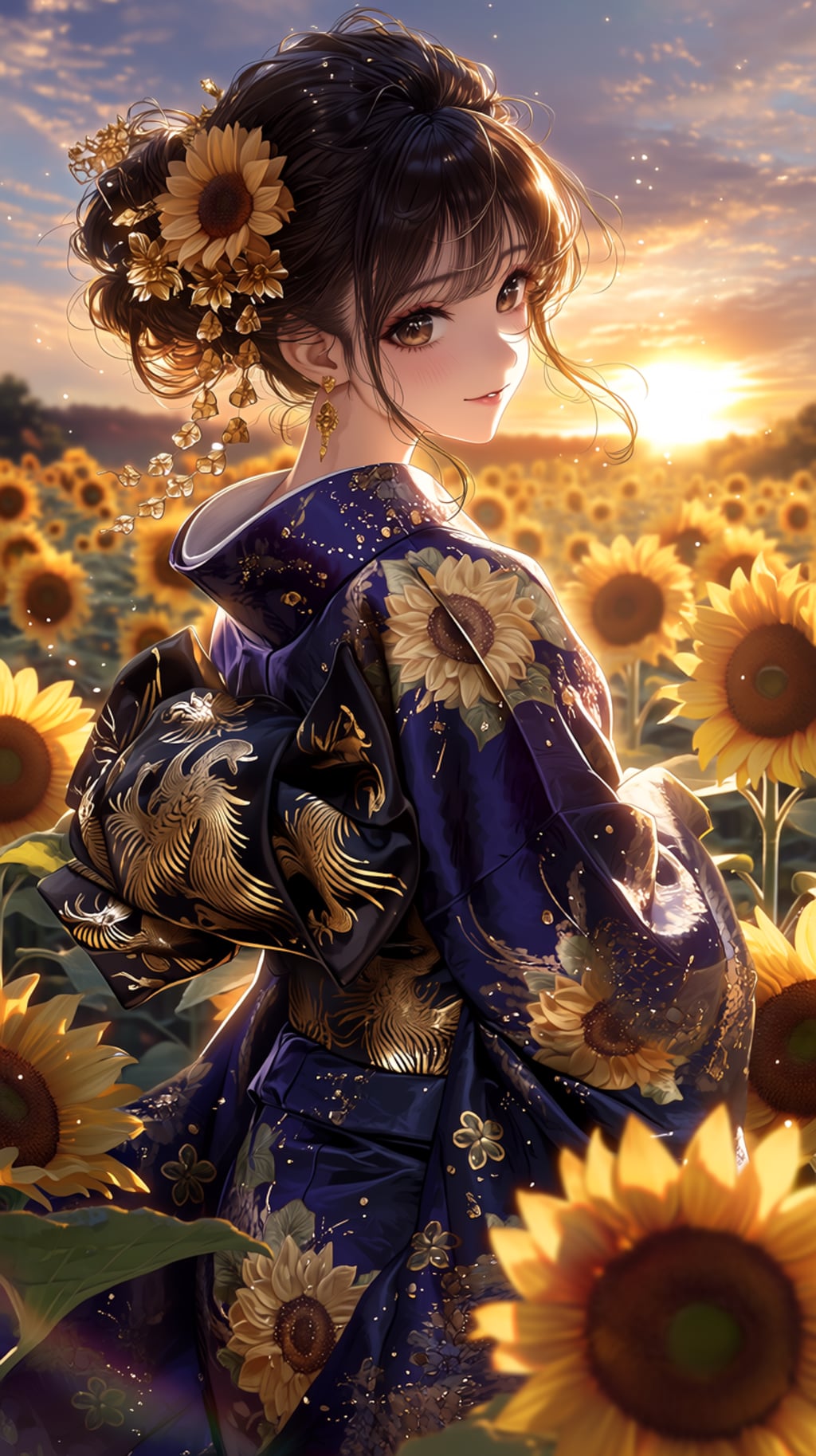 Four Floral Elegance 「四花艶絵巻」