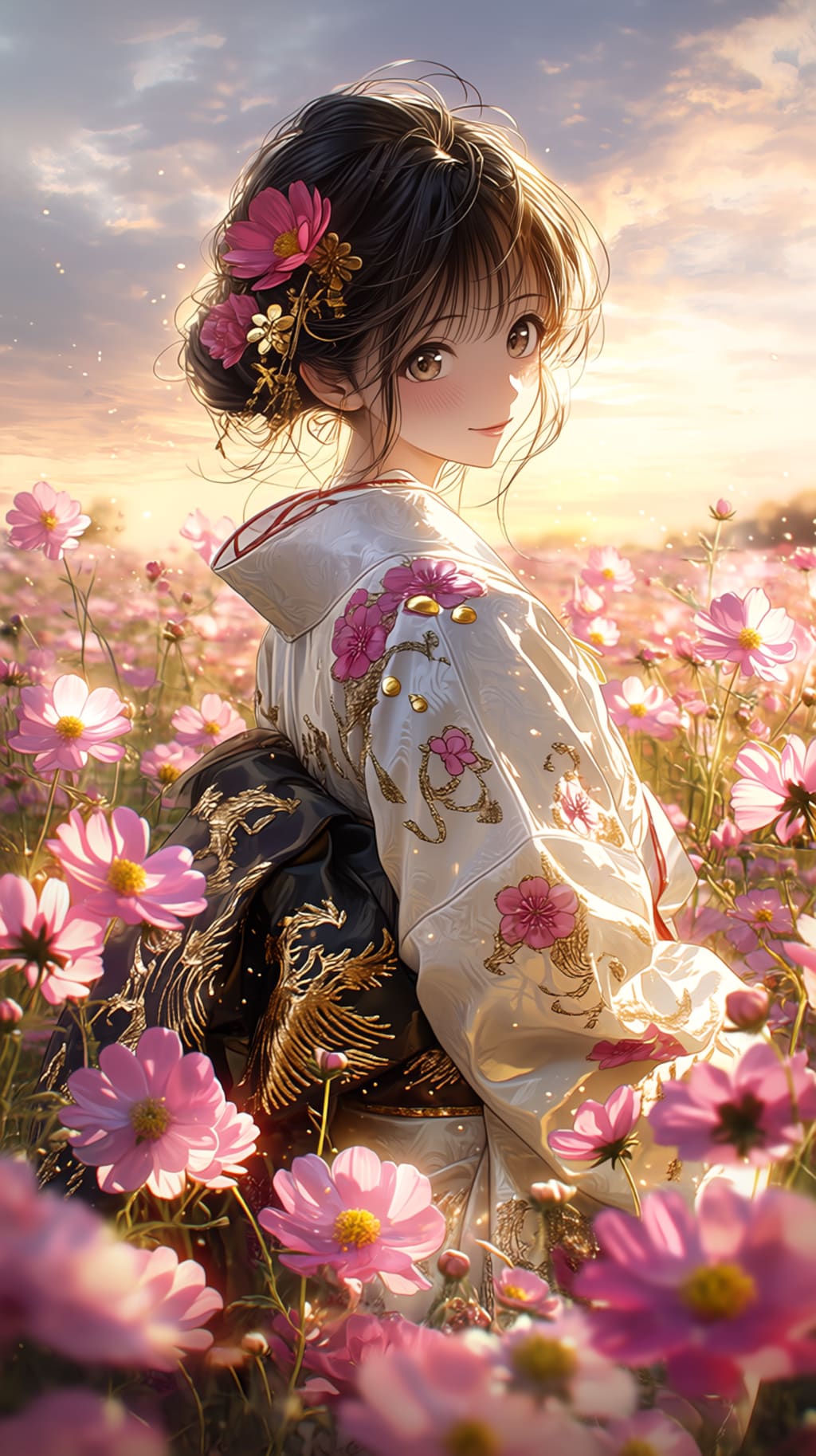 Four Floral Elegance 「四花艶絵巻」