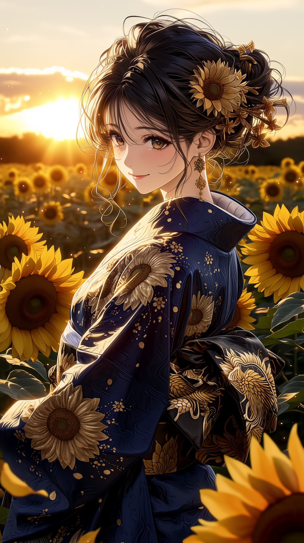 Four Floral Elegance 「四花艶絵巻」
