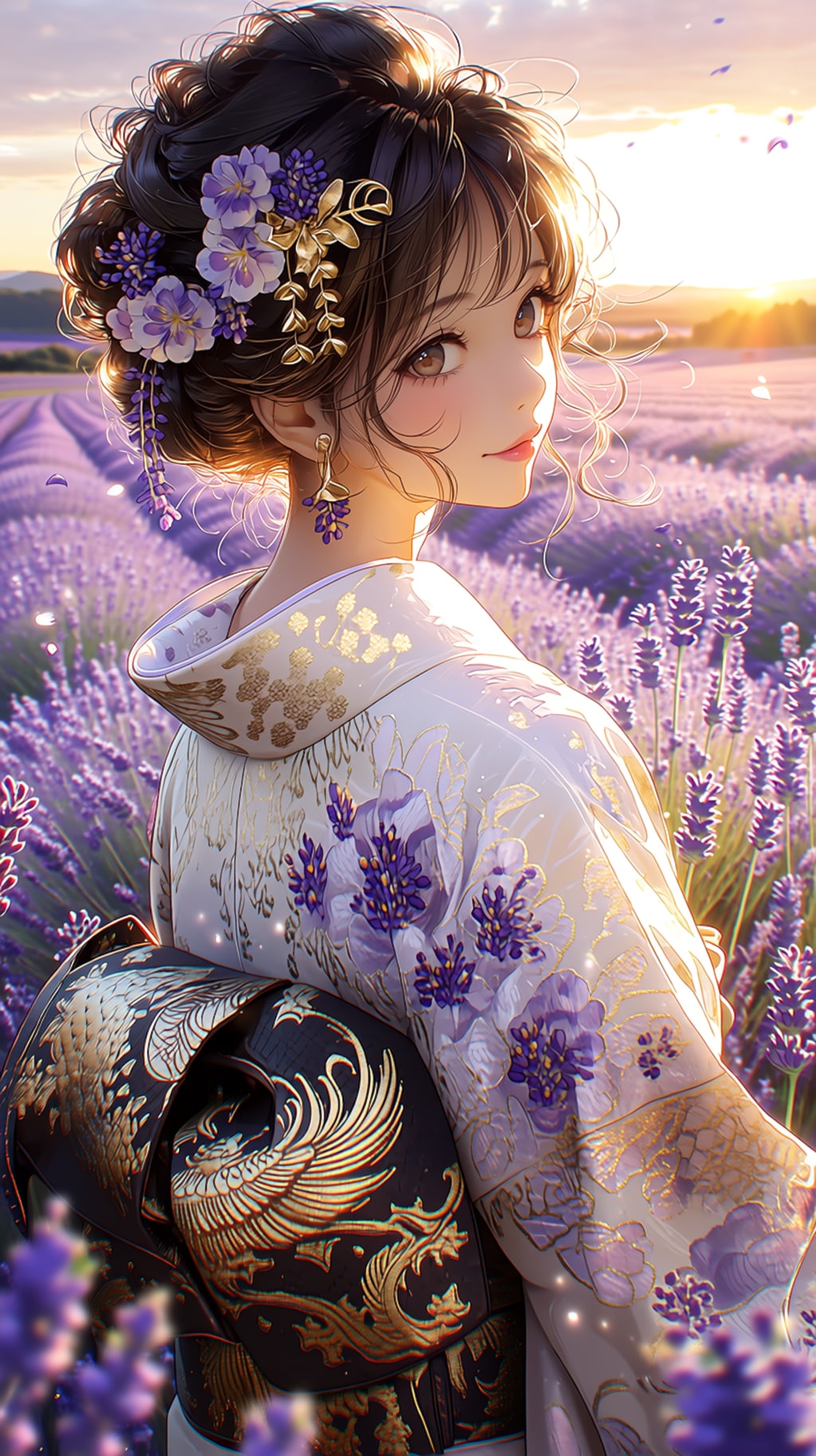 Four Floral Elegance 「四花艶絵巻」