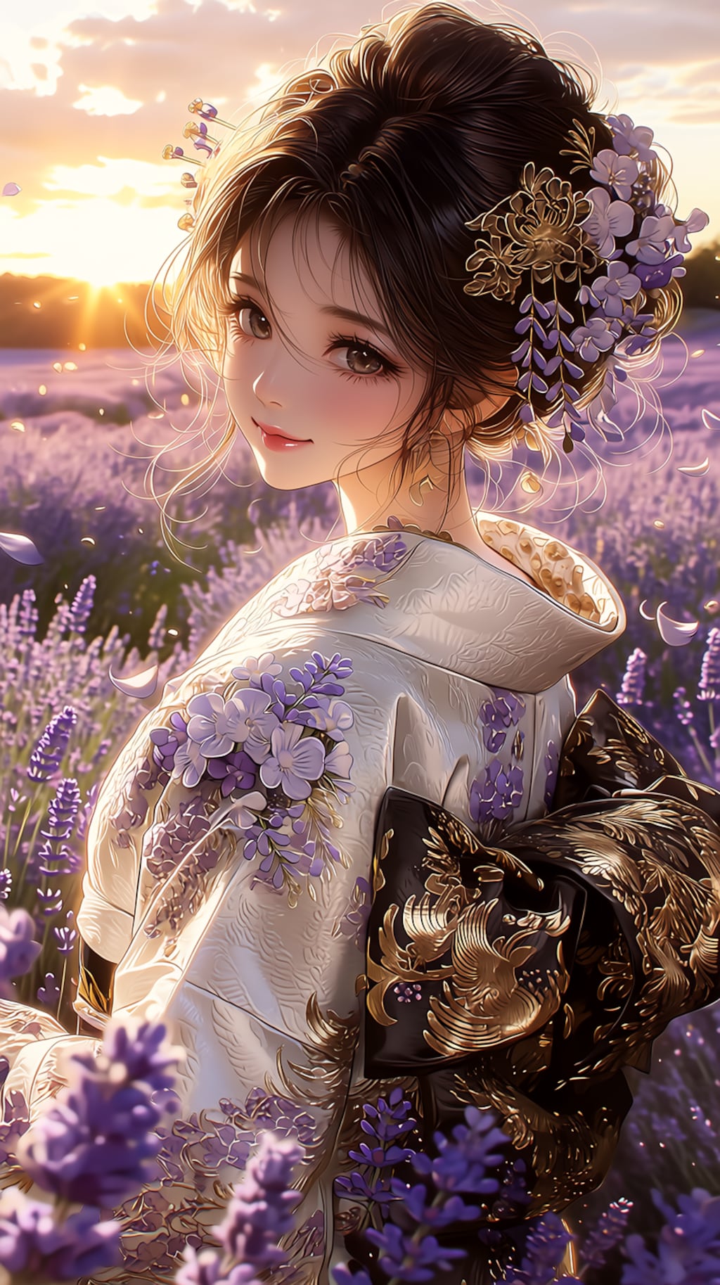 Four Floral Elegance 「四花艶絵巻」