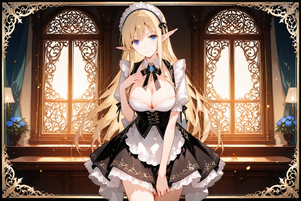 エルフのメイドさん