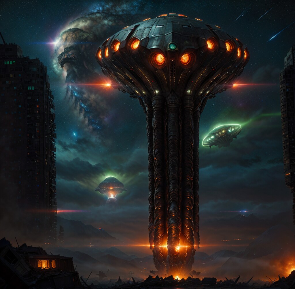 未確認飛行物体と乗船していた生物編