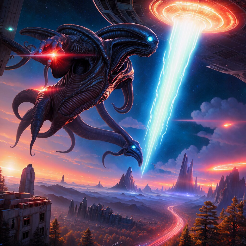 未確認飛行物体と乗船していた生物編