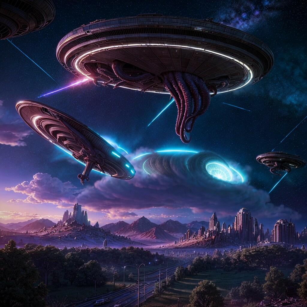 未確認飛行物体と乗船していた生物編