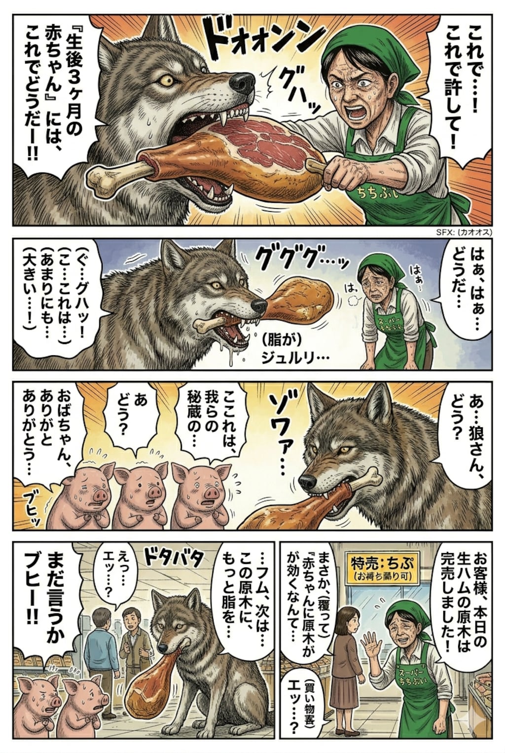 ３匹の子ぶたの対処法