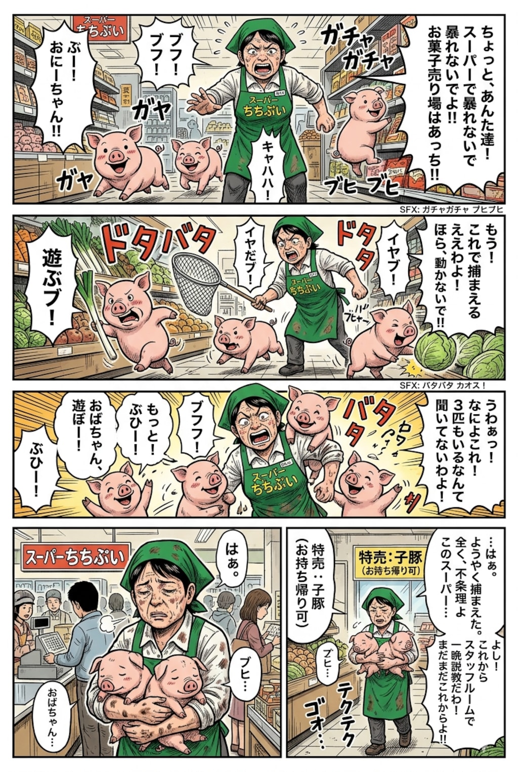 ３匹の子ぶたの対処法