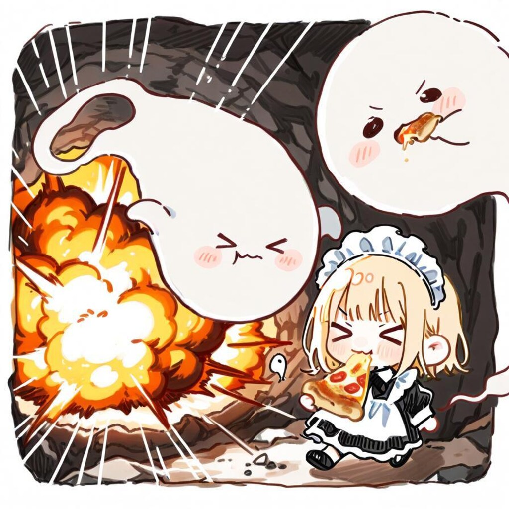 近道するやでぇ〜🍕(>ω< )👻💥💥💥