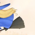 箒で飛び立つ魔女っ娘（12枚　> ボタンを連打するとアニメーションっぽくなります！） 10枚目