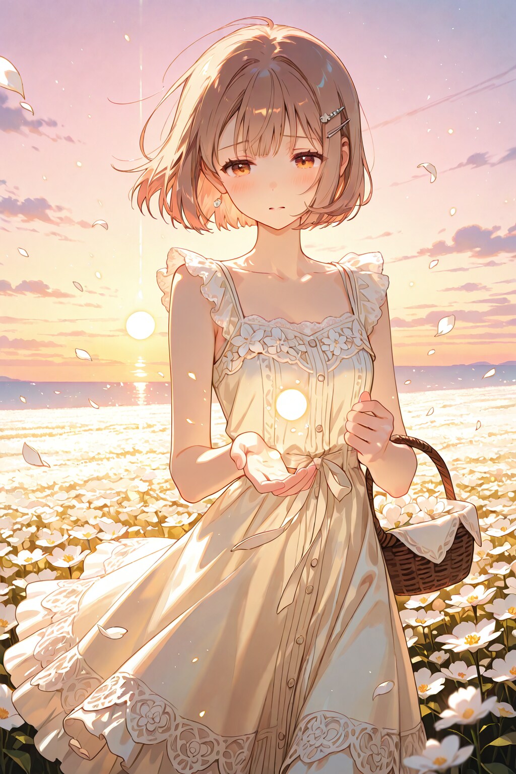 触れる前の、ひとひらの光 | の人気AIイラスト・グラビア