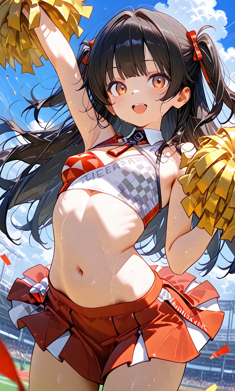チアガールの少女