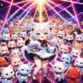 猫祭りと白髪ちゃん 3枚目