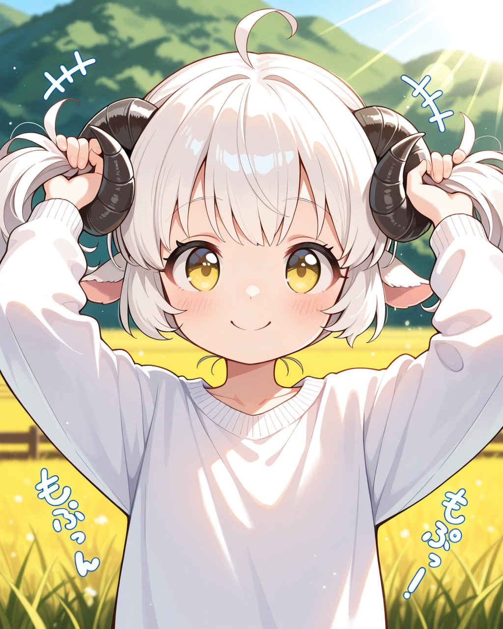 メイちゃんの手ツインテ