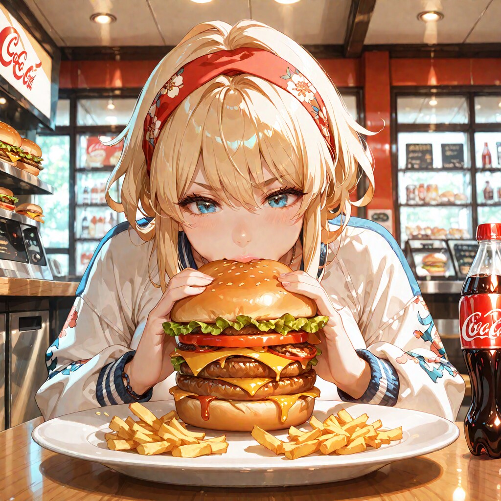 米利堅ガール・４　ハンバーガーは野菜