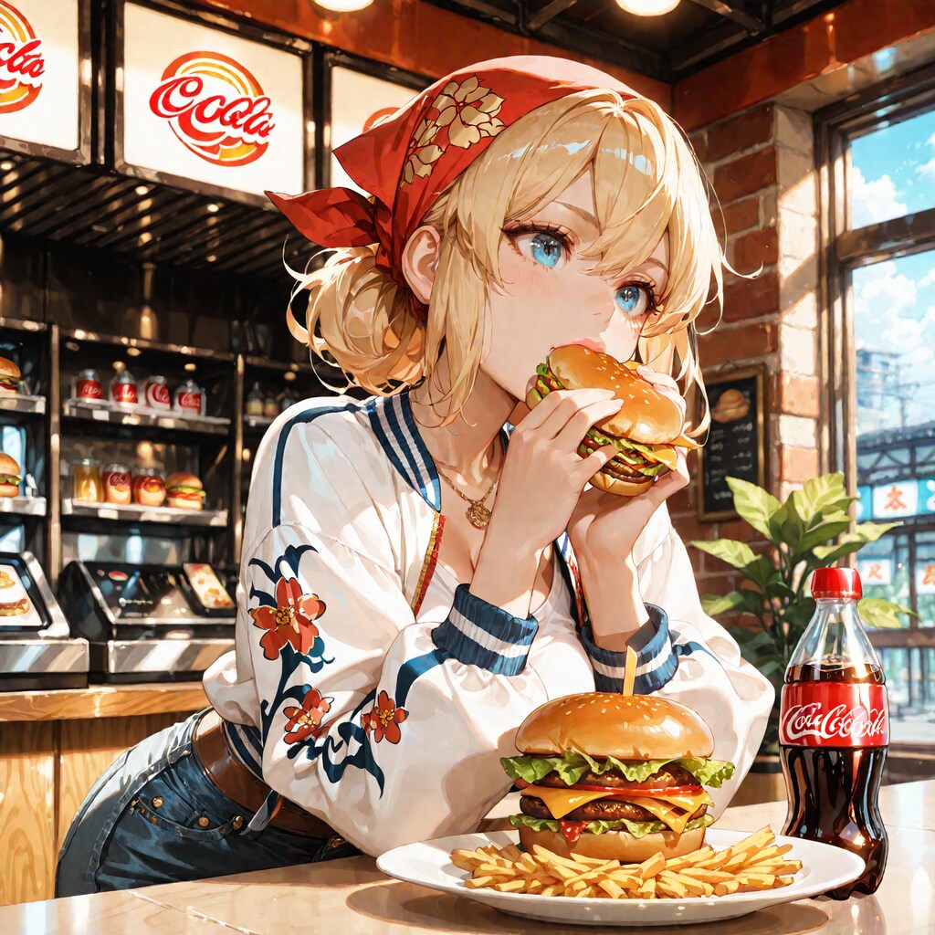 米利堅ガール・４　ハンバーガーは野菜