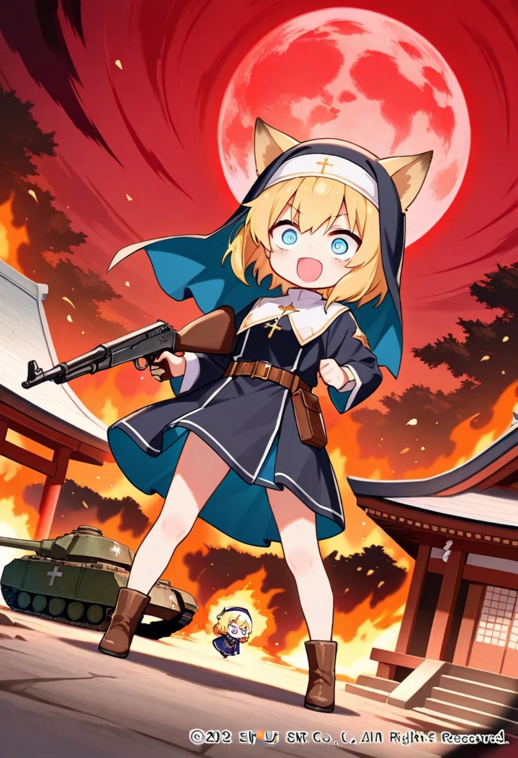 #オキツネゾンビ討伐 『微笑と怒涛の修道狂』【ニャンノ世界】