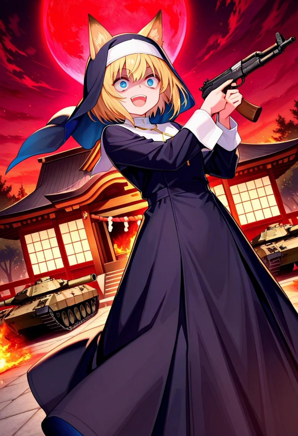 #オキツネゾンビ討伐 『微笑と怒涛の修道狂』【ニャンノ世界】