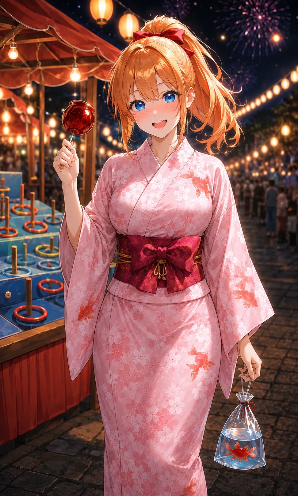 夏実　浴衣姿 | の人気AIイラスト・グラビア