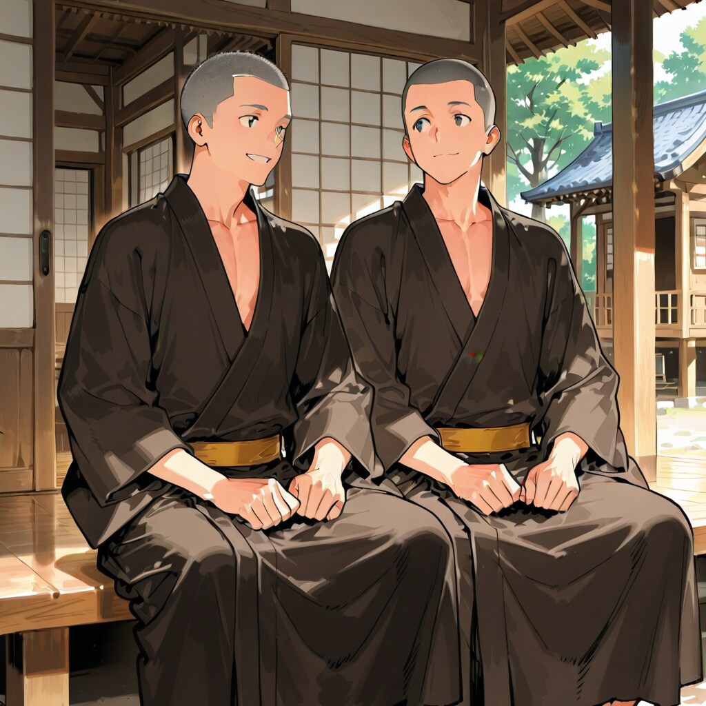 修行の合間のフリートーク | の人気AIイラスト・グラビア