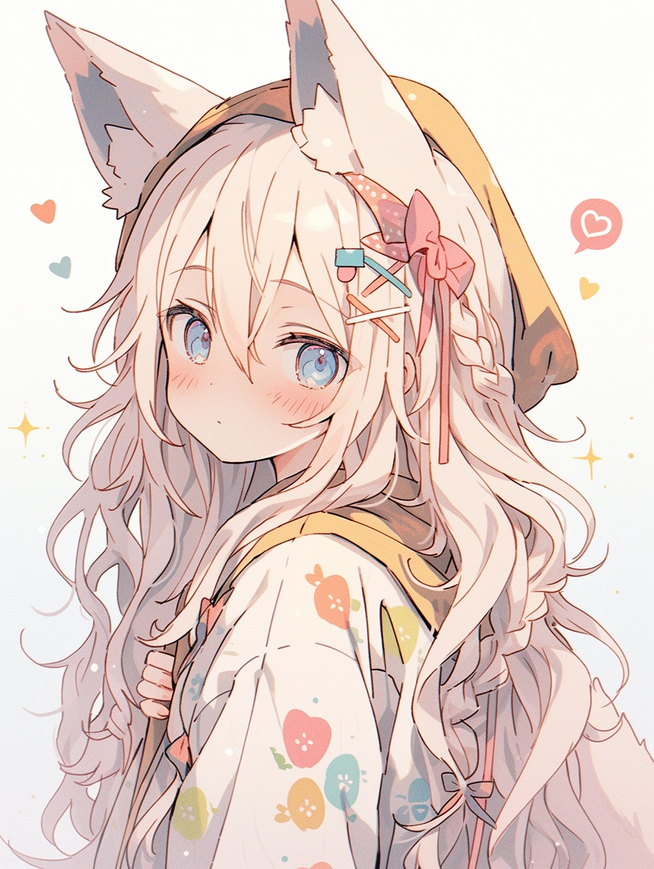 森のキツネ少女が魅せる優しい笑顔 | の人気AIイラスト・グラビア