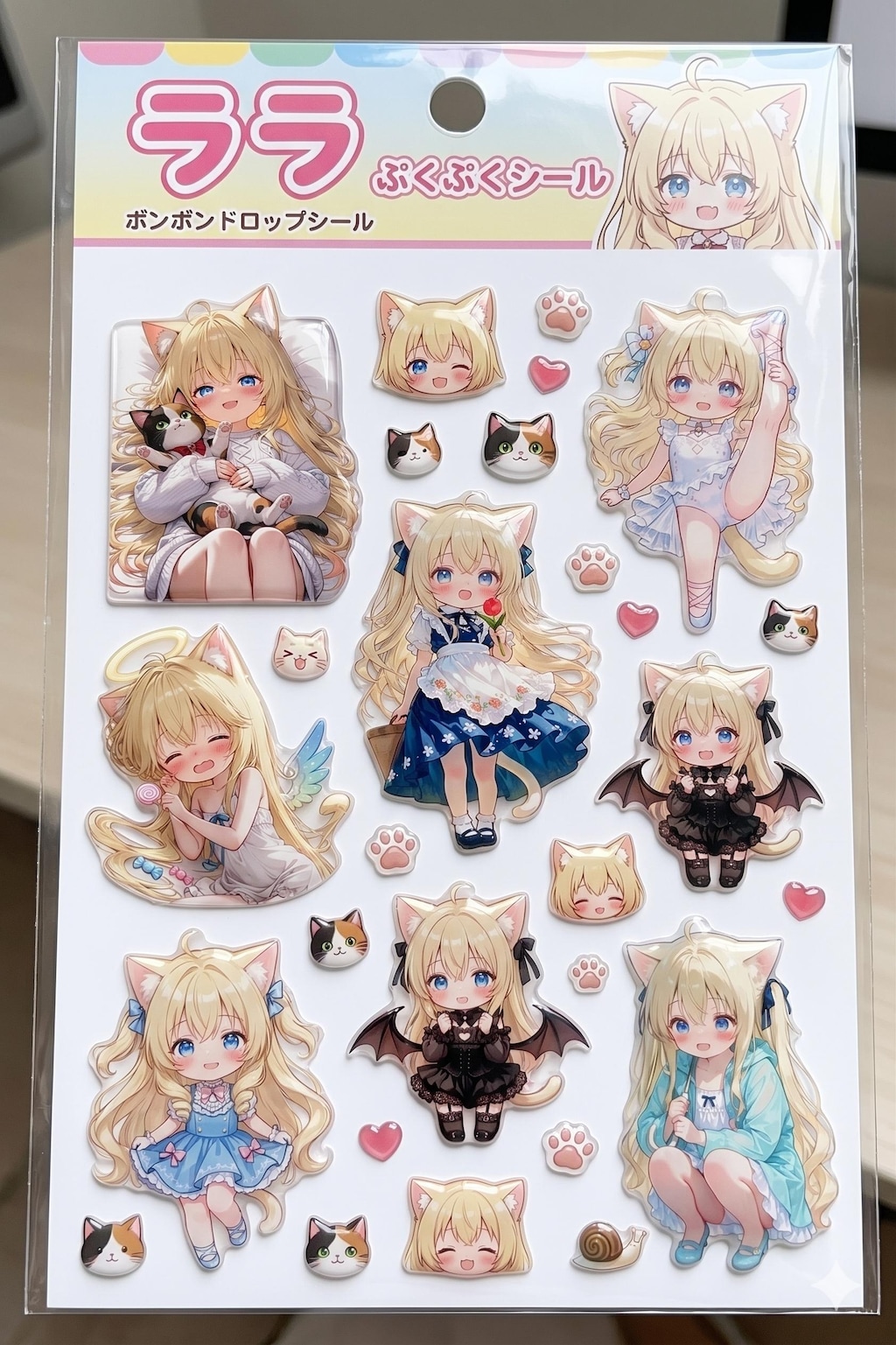 kuwakさんのララちゃんシール