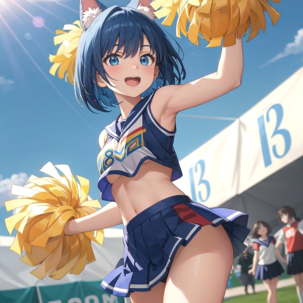 犬のチアガール