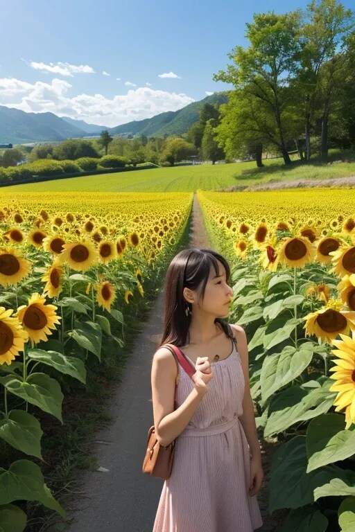 ひまわり迷路体験　photoVer.