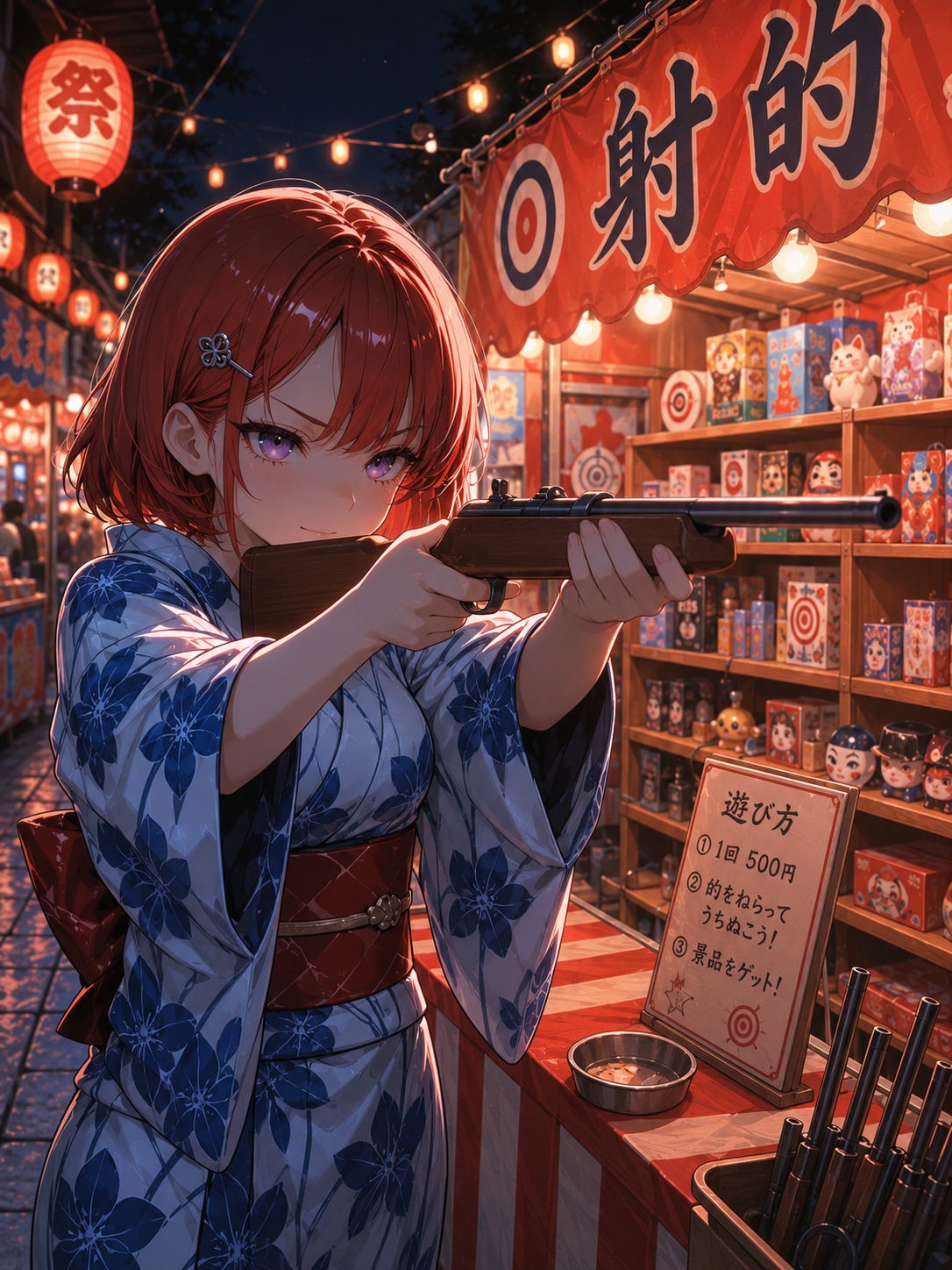 祭夜を射抜く魔焔の瞳