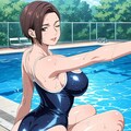西園寺真由子×スク水 5枚目